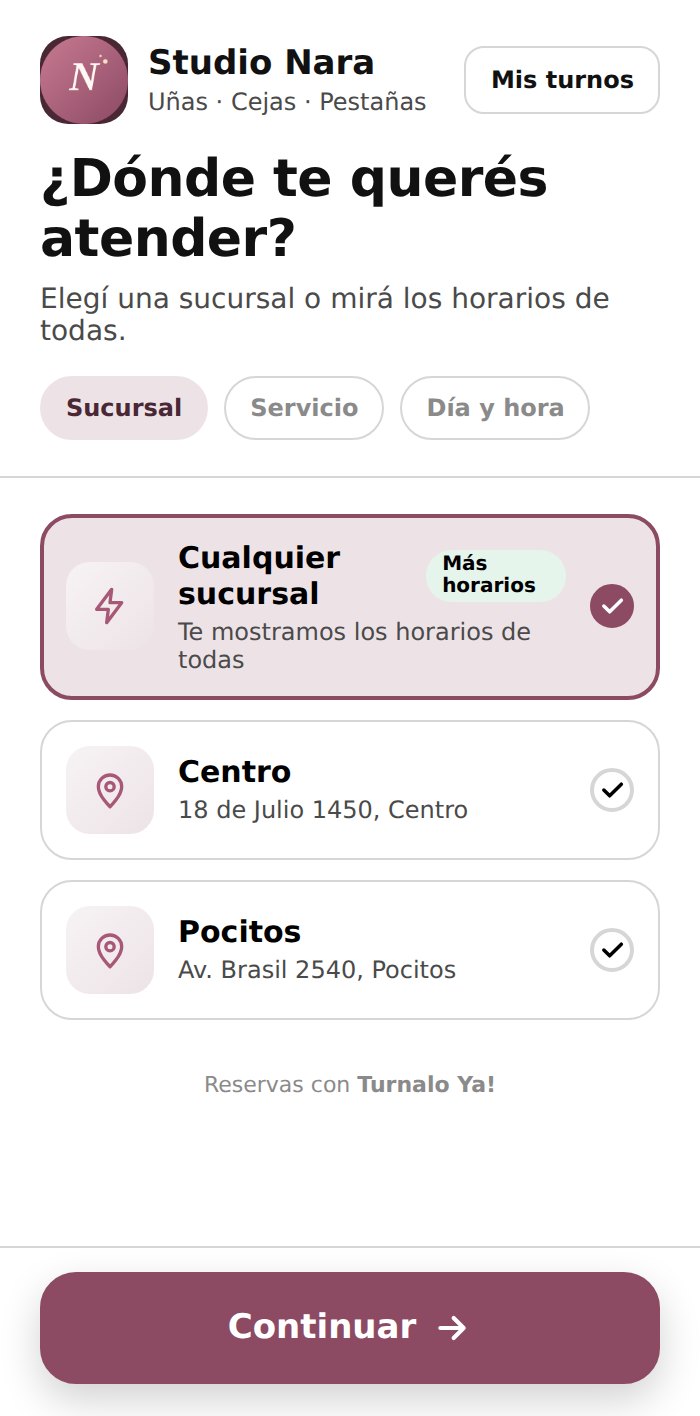 El cliente elige la sucursal donde quiere atenderse